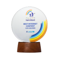 Best Internet Content for Children Award Trophy