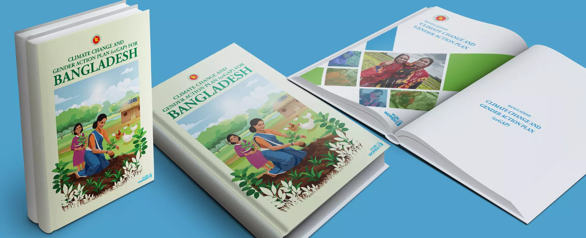 Climate Change and Gender Action Plan (ccGAP) for Bangladesh Portfolio Manual Booklet Banner