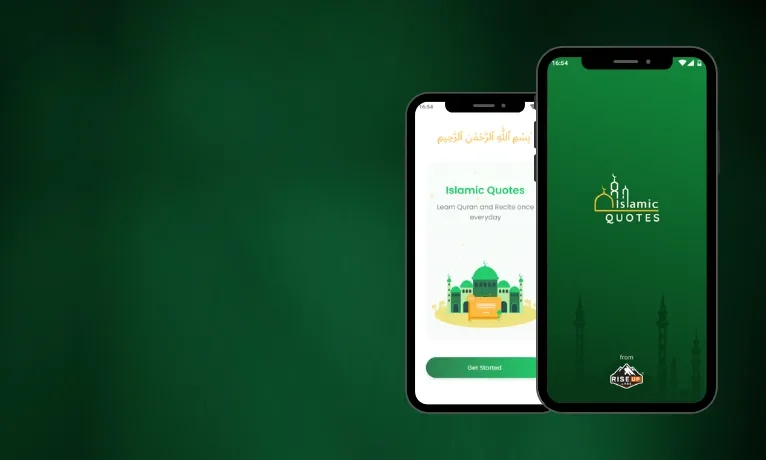 Islamic Quotes Mobile App Portfolio Thumbnail