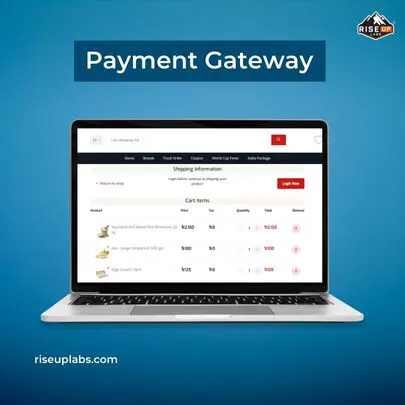 Payment gateway of Red Grocer website