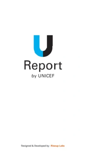 U-Report Burkina Faso Portfolio Welcome Screen